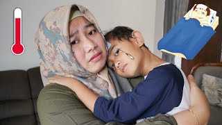 ALI SAKIT DEMAM REWEL 🥵 Mamah Bawa periksa ke dokter  Ali vlog [upl. by Lana]