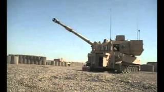 M109A6 Paladin 155mm SP Howitzer Live Fire [upl. by Annola688]