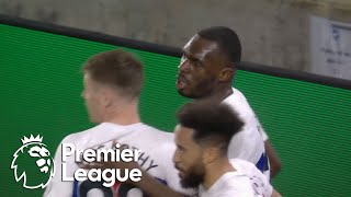 Christian Benteke snatches stoppagetime winner for Palace v Brighton  Premier League  NBC Sports [upl. by Fevre942]