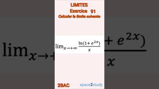 Exercice 91 Limites 2BAC Maths [upl. by Dranyam]