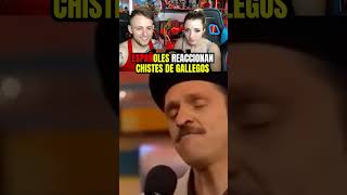 GALLEGOS REACCIONAN A TEO GONZALEZ CHISTES DE GALLEGOS 😂 españolesreaccionan humor [upl. by Aohk631]