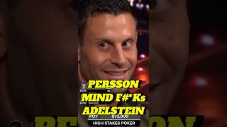 GARRETT ADELSTEIN GETS TRICKED VS ERIC PERSSON poker reels shorts highstakes [upl. by Sykleb]