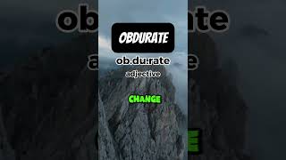 Obdurate [upl. by Gilberta]