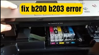 Canon Error b200 b203 how fix [upl. by Sellma]