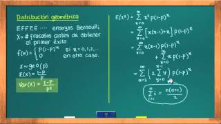 0625 Distribución geométrica [upl. by Llennej]