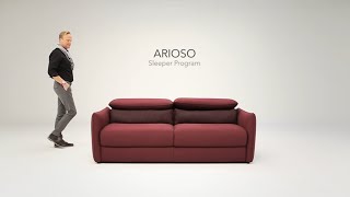 Arioso Natuzzi Italia sofa bed [upl. by Reinke]