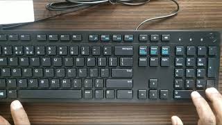 Dell KB216 Wired Multimedia USB Keyboard Unboxing [upl. by Gorrian]