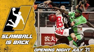 SLAMBALL IS BACK 🍿 Opening Night July 21 on ESPN 📺 [upl. by Suoirtemed]