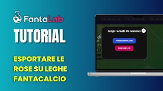 Tutorial Fantalab  Come esportare l’asta di riparazione da Fantalab a Leghe [upl. by Elok]