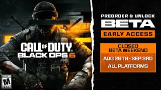 Black Ops 6 Multiplayer Beta Dates Revealed EARLY… PS5PS4 Xbox Game Pass PC  COD NEXT 2024 [upl. by Anastatius704]