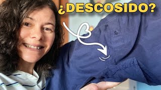 Cómo COSER un CALZONCILLO que se le ha DESCOSIDO la ENTREPIERNA paso a paso [upl. by Florinda]