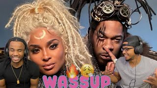 🔥 🙌🏾Ciara Busta Rhymes  Wussup lyric video Reaction [upl. by Maegan]