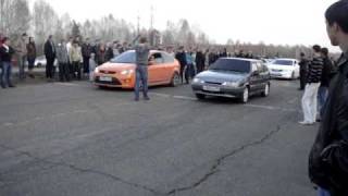 FORD FOCUC ST vs LADA Samara 2114 [upl. by Seale]