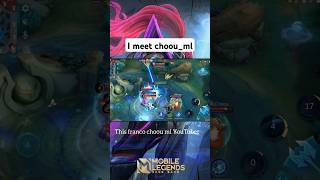 I meet choouml 😯shorts mobilelegends alphaml mlbb alphasavage mlbbcreatorcamp mobilelegends [upl. by Laurena]