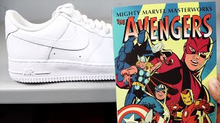 How To Customize Your Shoes With A COMIC BOOK 👟 [upl. by Nosredneh]