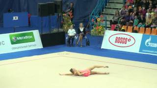 Staniouta Melitina ball Belarus Gazprom Cup Grand Prix 2012 [upl. by Inesita971]