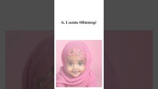 Top 10 trending Muslim girl baby Names Muslim girl Baby names girl girlbaby [upl. by Neiviv605]