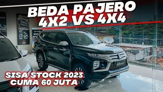 PERBEDAAN PAJERO DAKAR 4X2 DENGAN DAKAR ULTIMATE 4X4 SISA STOK 2023 PROMO IIMS JADI MAKIN MURAH [upl. by Idnyc666]