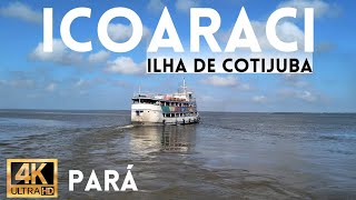 ICOARACI  PARÁ  ASSIM É a TRAVESSIA DE NAVIO para a ILHA DE COTIJUBA no Pará  4k 50fps [upl. by Mccord]