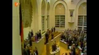 Bundestag singt die deutsche Nationalhymne  9111989 [upl. by Colan]