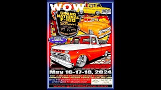 The outside show trucks at the Ford F100 grand nationals pigeon Forge Tennessee [upl. by Oicam406]