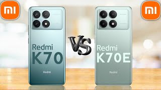 Redmi K70 5G Vs Redmi k70E 5G [upl. by Odlanier721]