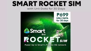 SMART ROCKET SIM UNLI DATA 699 [upl. by Nedla]