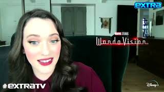 Kat Dennings Reaction to a WandaVision SpinOff Idea Plus Will Darcy Lewis Be in ‘Thor 4’ [upl. by Lyontine321]