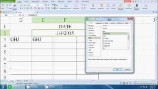 How to set automatic date change formula in excel sheet [upl. by Adyl933]