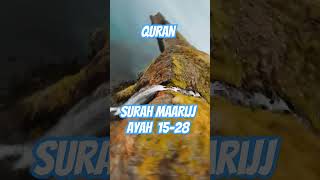 quranurdutranslation surahmaarij ayah1528 islamicvideo shorts jannatulfirdous trending islam [upl. by Yztim]