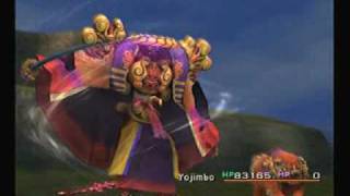 Final Fantasy X Controlling Yojimbo Directly [upl. by Eynobe462]