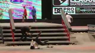 ALMOST Chris Cole Switch Fs Flip 360 Stairs [upl. by Ainaj]