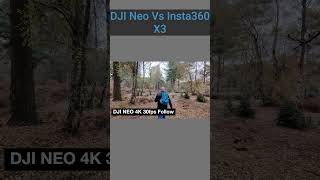 DJI Neo vs Insta360 X3 Which Wins for Follow Shots [upl. by Zaid917]