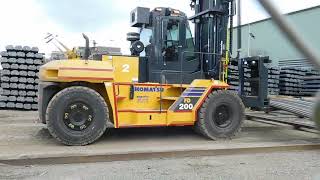 Unveiling the Powerhouse Komatsu FD200 Forklift in Action at Customer Site [upl. by Coheman722]