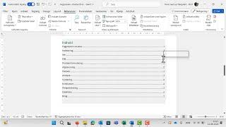 Indholdsfortegnelse i Word [upl. by Karol]