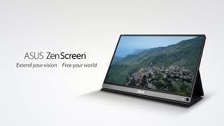 ASUS ZenScreen MB16AC Portable USB Monitor  Extend Your Vision Free Your World [upl. by Ardnasak]