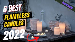 Best Flameless Candles of 2022  6 Best Flameless Candles Review [upl. by Isak]