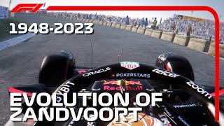 Evolution Of Zandvoort F1 1948  2023 [upl. by Asirahc]