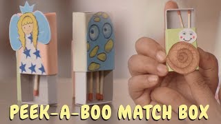 The Art Room  DIY PeekABoo Match Box  Matchbox Crafts  Easy amp Fun Crafts for Kids [upl. by Assile]