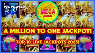 EPIC amp MASSIVE Top 10 MOST EXCITING LIVE Slot Jackpots 2023 🔴 [upl. by Suoilenroc]