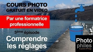 N°5 Cours sur la PHOTOGRAPHIE Ouverture Vitesse ISO Comprendre les réglages de votre appareil [upl. by Gerrard133]