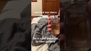 TOM FORD LOST CHERRY REVIEW cologne tomford cherry [upl. by Zoilla436]