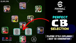 Perfect CB Combo to Improve Your Defending in eFootball 2024 Mobile [upl. by Niryt]