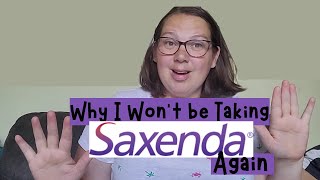 Why I wont take Saxenda Again [upl. by Irihs748]