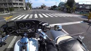 ハーレー サイドカー 青梅街道 練馬区走行 2017 [upl. by Nobell284]