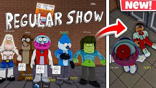 REGULAR SHOW TAKING OVER ROBLOX  Fight In A School [upl. by Lord]