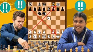 Most Critical Chess Game  05 By Magnus Carlsen vs Pranav V [upl. by Erving]