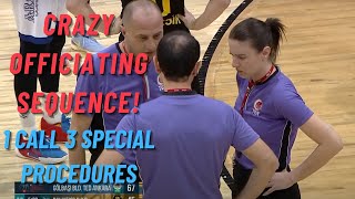 Rare Officiating Sequence explained with FIBA Rules Test Your Basketball Knowledge [upl. by Debera]