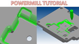 PowerMill 2022 Tutorial 104  Mill 3D Constant Z Finish Fillets 3D [upl. by Danita]