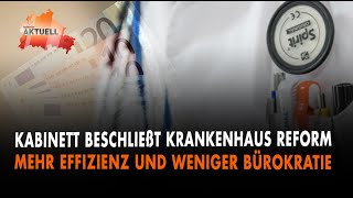 Kabinett beschließt Krankenhaus Reform [upl. by Tierza]